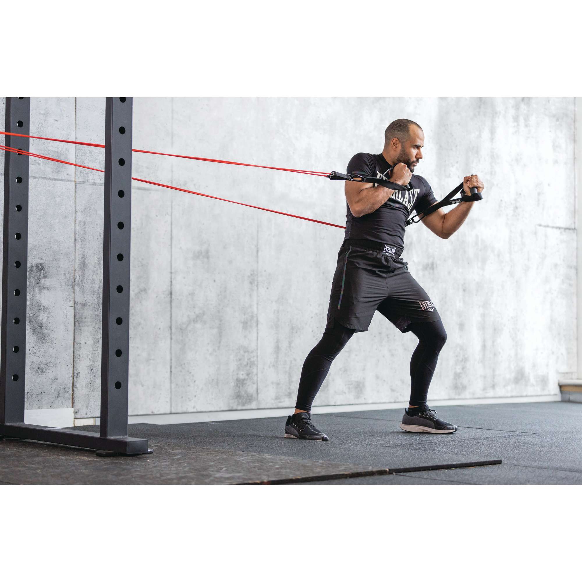 Body Weight Suspension Trainer With 4 - 8LB Resistance Tubings - Image 3
