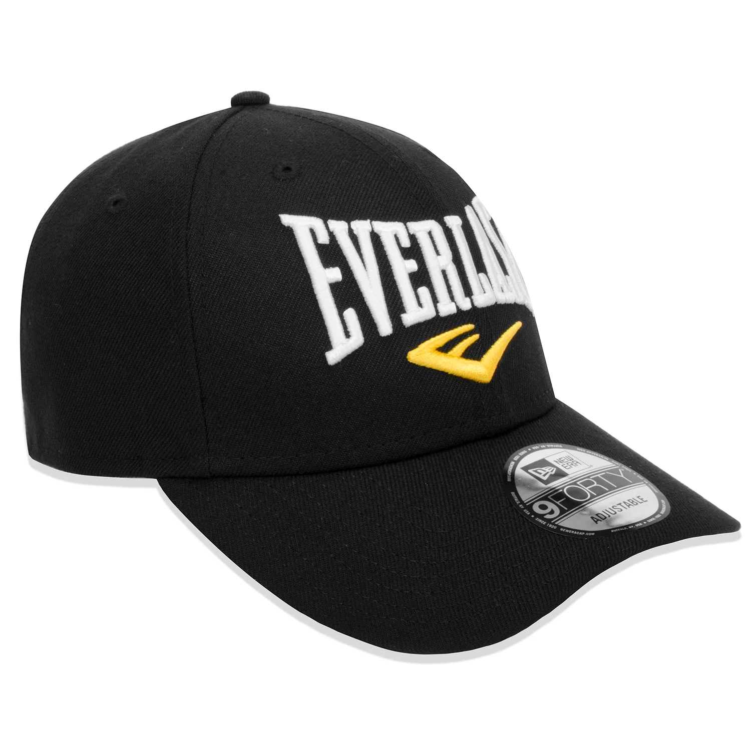 New Era 9FORTY Black Curved Snapback Logo Cap - Image 3